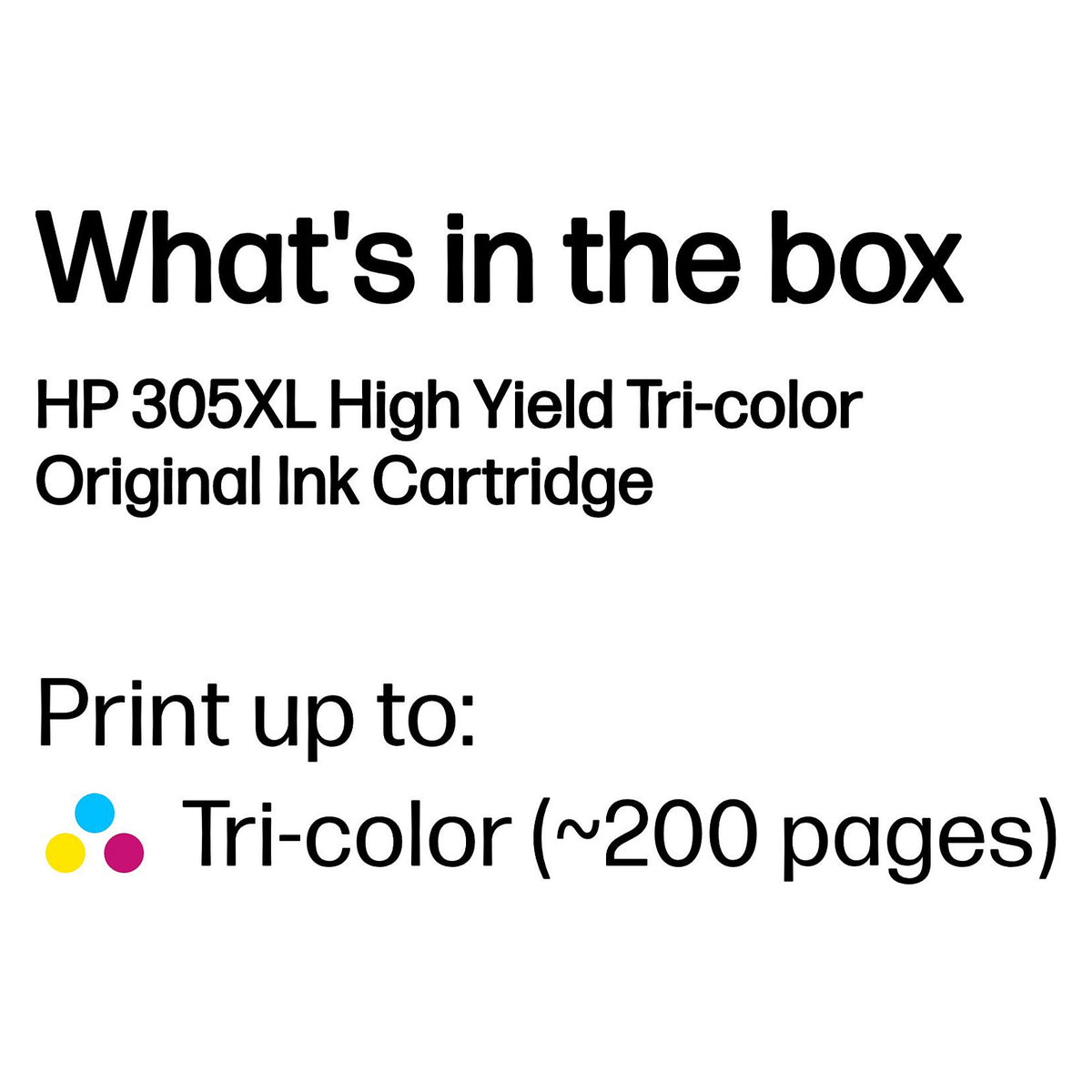 HP Tinte 305XL 3YM63AE Color (Cyan/Magenta/Gelb)