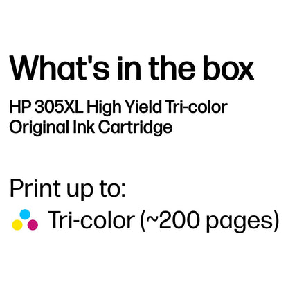 HP Tinte 305XL 3YM63AE Color (Cyan/Magenta/Gelb)