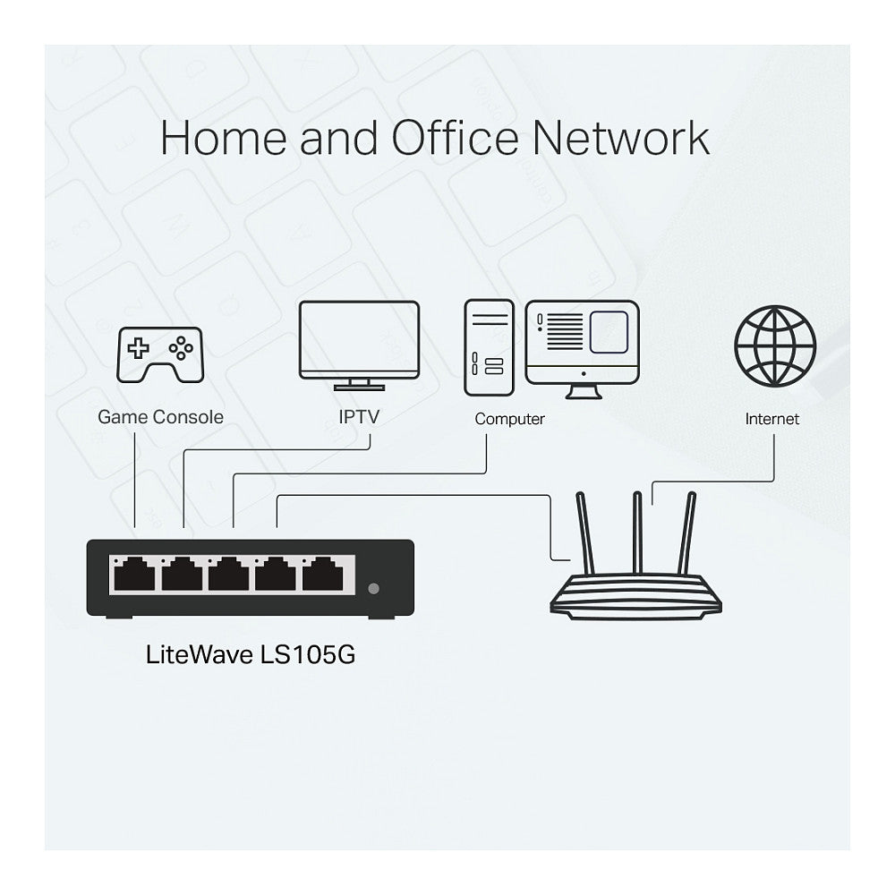 5P TP-LINK LiteWave LS105G