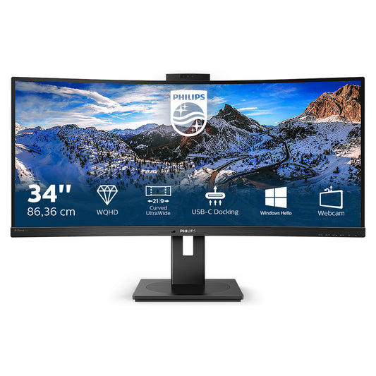 Philips 86.4cm (34.0") 346P1CRH 21:09 HDMI+DP+USB-C VA