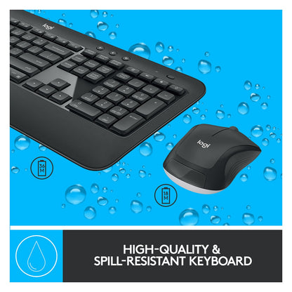 Logitech MK540 Advanced - Tastatur-und-Maus-Set - kabellos - 2.4 GHz - QWERTZ - Deutsch (Schweiz