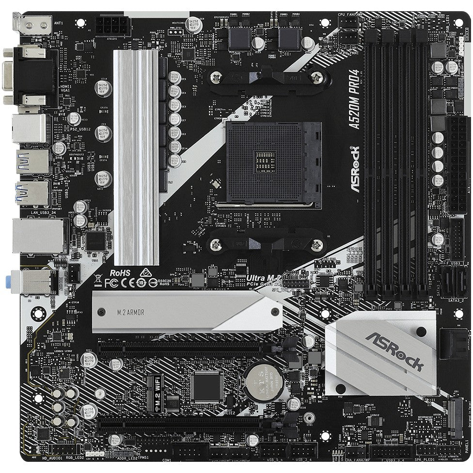 ASROCK A520M PRO 4(AM4) (D)