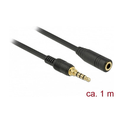 Delock Audioverlängerungskabel - 4-poliger Mini-Stecker (M)