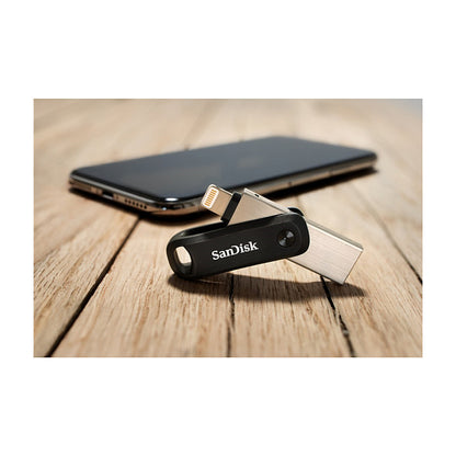 STICK 128GB USB 3.1 Sandisk iXpand Go Apple Lightning black/silver