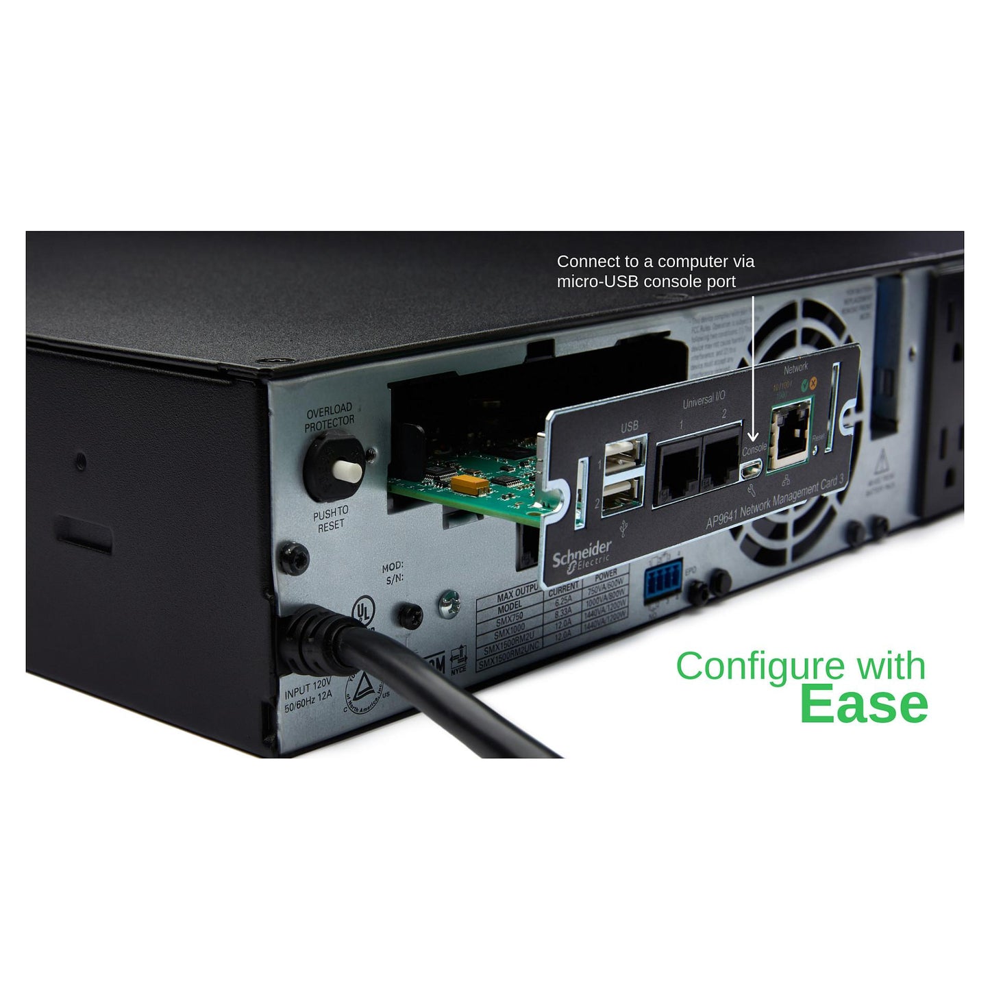 APC AP9641 USV-Netzwerkmanagementkarte mit Raumüberwachung