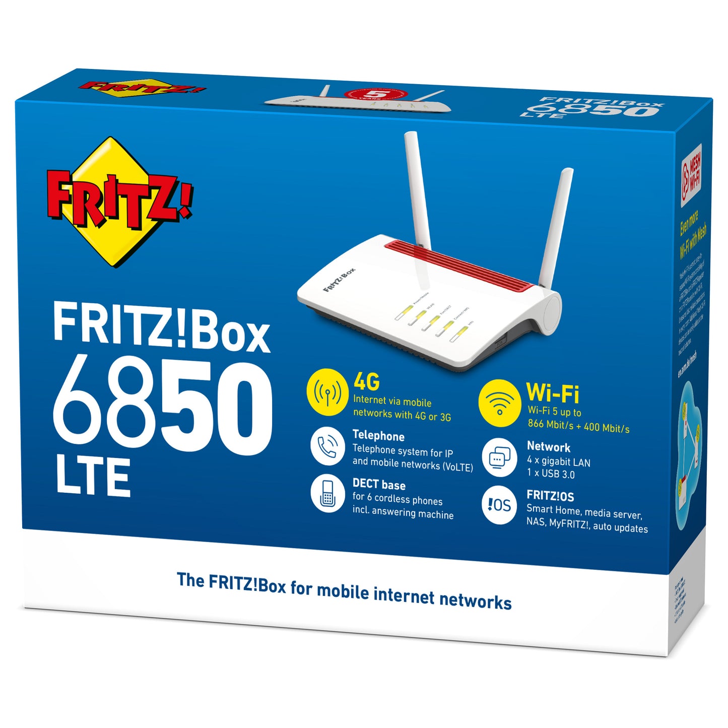 AVM Fritz! Box 6850 LTE - Router - WLAN