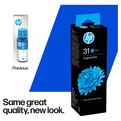 HP 31 Cyan Original Ink Bottle
