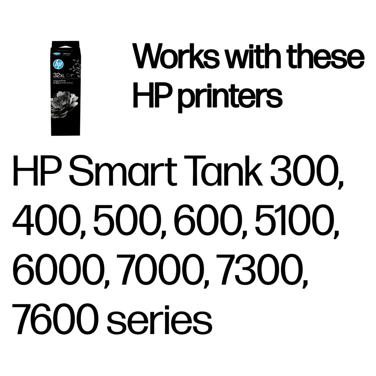 HP 32 Black Original Ink Bottle