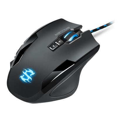 Sharkoon Skiller SGM1 Gaming Mouse kabelgebunden ergonomisch optisch 12 Tasten Black