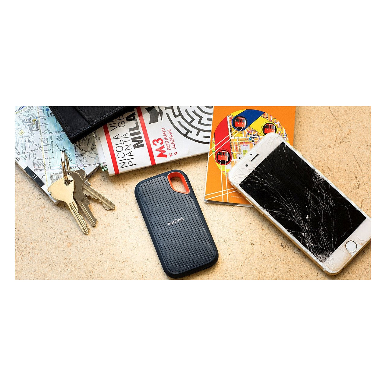 500GB Sandisk Extreme V2 USB 3.1 Gen2 Schwarz