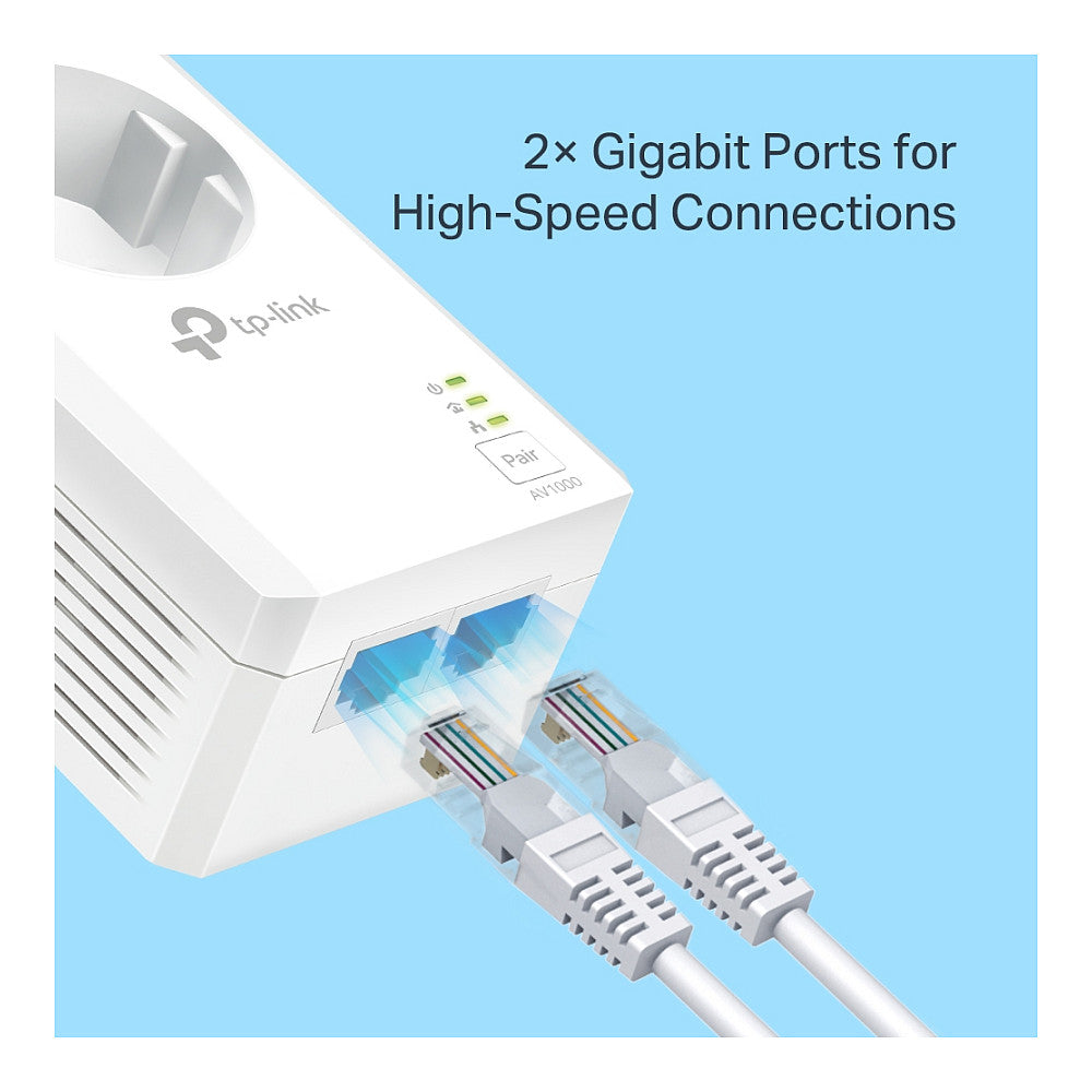 TP-LINK TL-PA7027P KIT - Bridge - Stromnetz (Powerline) 1 Gbps - 2-Port - Kabellos