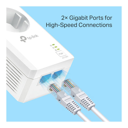 TP-LINK TL-PA7027P KIT - Bridge - Stromnetz (Powerline) 1 Gbps - 2-Port - Kabellos