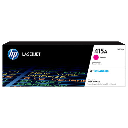 HP Toner 415A W2033A Magenta bis 2.100 Seiten / ISO/IEC 19798