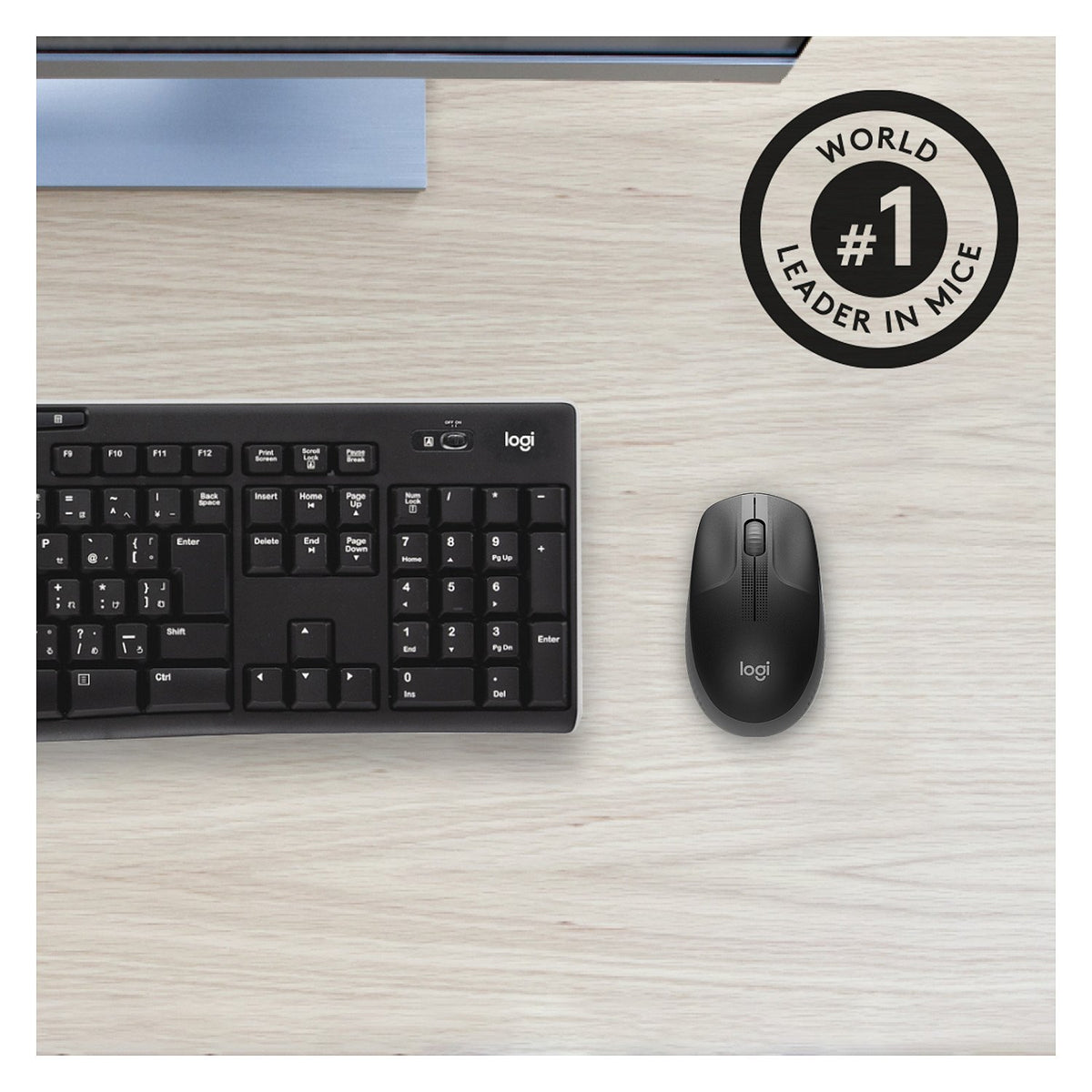 Logitech M190 optisch wireless Black