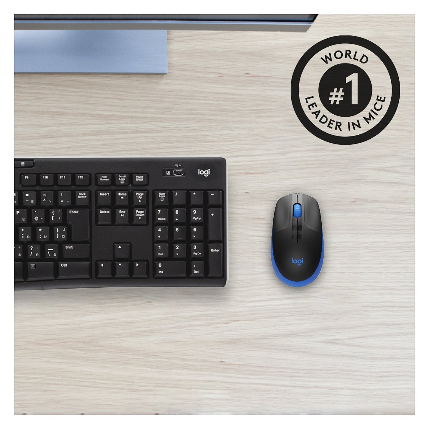 Logitech M190 optisch wireless Blue