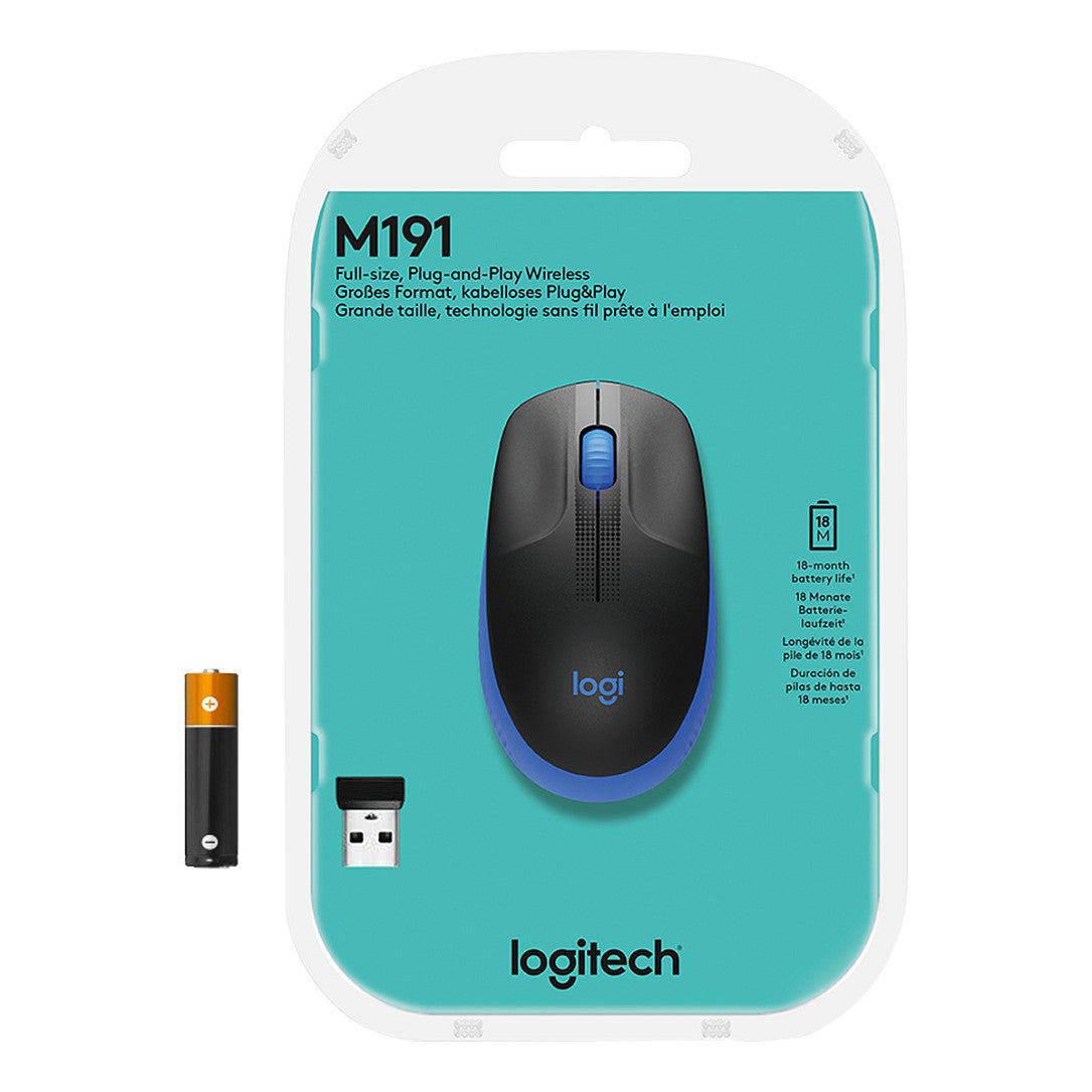 Logitech M190 optisch wireless Blue