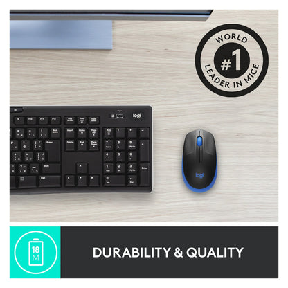 Logitech M190 optisch wireless Blue