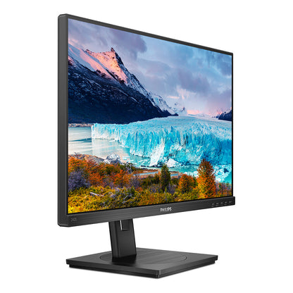 61cm/24'' (1920x1080) Philips S-Line 242S1AE 16:9 4ms HDMI DVI VGA DisplayPort VESA Pivot Speaker Full HD Black