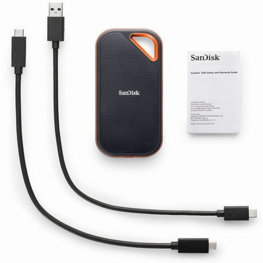 2TB Sandisk Extreme PRO Portable USB 3.2 Gen2x2 Schwarz