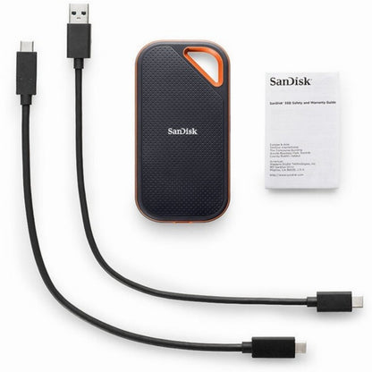 2TB Sandisk Extreme PRO Portable USB 3.2 Gen2x2 Schwarz