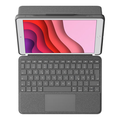 Logitech Combo Touch Tastatur Trackpad Apple iPad 10.2-10.5' (7. /8.Gen.) Gray