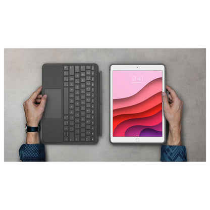 Logitech Combo Touch Tastatur Trackpad Apple iPad 10.2-10.5' (7. /8.Gen.) Gray
