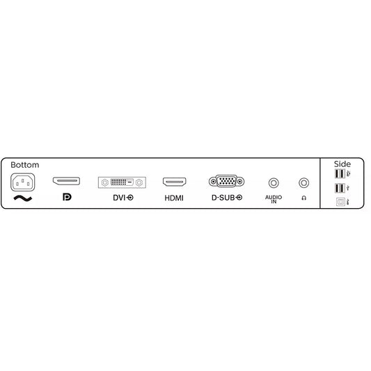 61cm/24'' (1920x1080) Philips B-Line 241B8QJEB 16:9 FHD IPS 5ms 75Hz HDMI DVI VGA DP Speaker Black