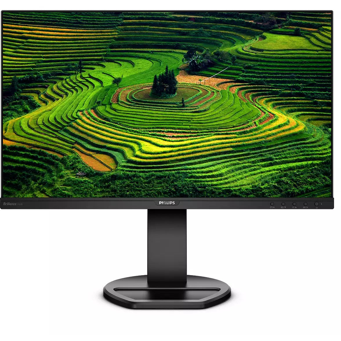 61cm/24'' (1920x1080) Philips B-Line 241B8QJEB 16:9 FHD IPS 5ms 75Hz HDMI DVI VGA DP Speaker Black