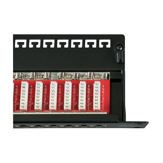 EFB Elektronik EFB-Elektronik - Patch Panel - Rack montierbar - RJ-45 X 24 - Schwarz, RAL 9005 - 1U - 48.3 cm (19")
