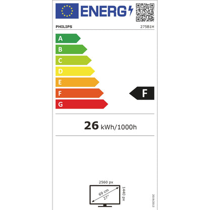 Philips 68.5cm (27.0") 275B1H 16:09 DVI+HDMI+DP+USB Webcam