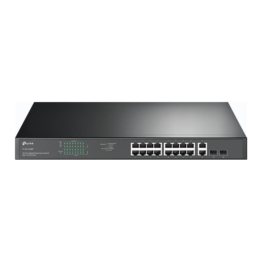 TP-LINK SG1218MP - 18-Port Gigabit Rackmount Switch with 16-Port PoE+