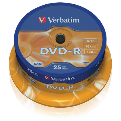 Verbatim DVD-R Rohlinge AZO 4.7GB Datenspeicher (25er Pack)
