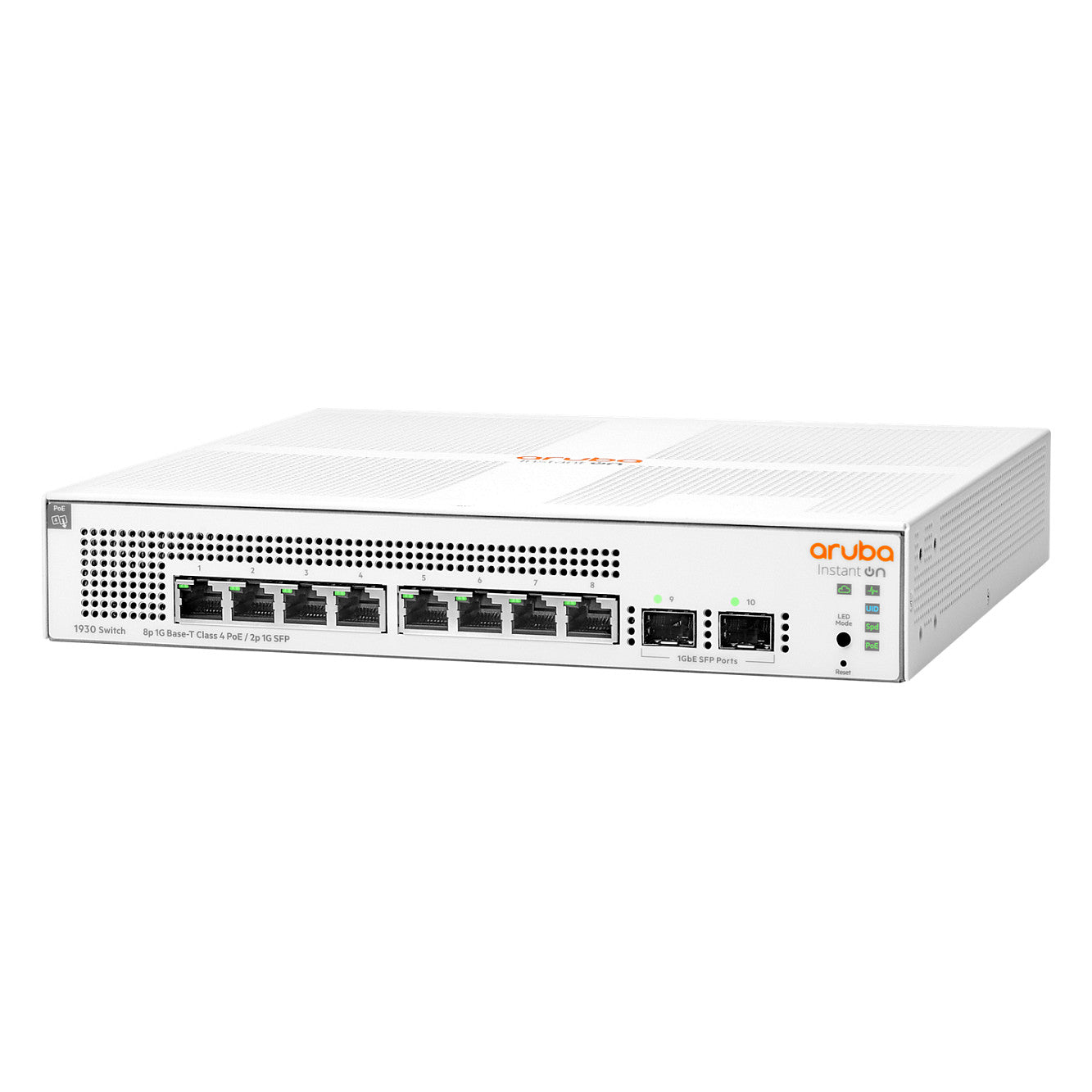8+2P HP Enterprise Instant On 1930 M RM PoE 124W 2SFP