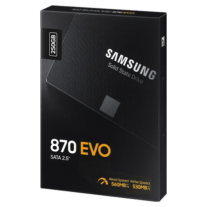 2.5" 250GB Samsung 870 EVO retail