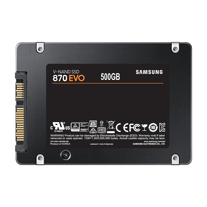 2.5" 500GB Samsung 870 EVO retail