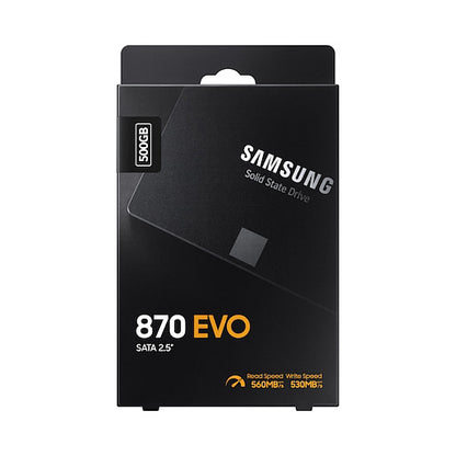2.5" 500GB Samsung 870 EVO retail