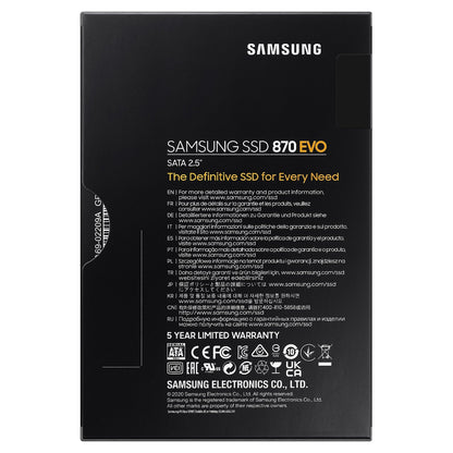 2.5" 2TB Samsung 870 EVO retail