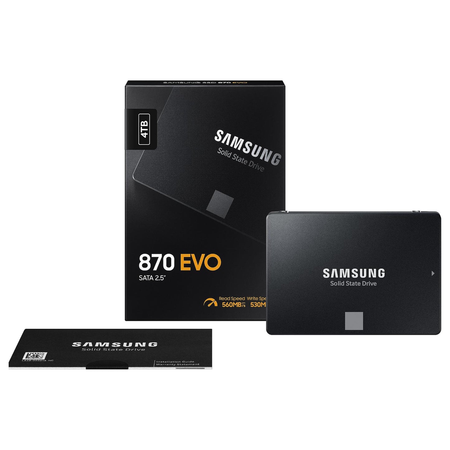 2.5" 4TB Samsung 870 EVO retail
