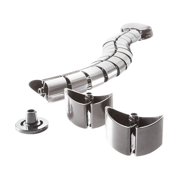 Management Kabelschlauch flexibel Metall 72cm Logilink Metallic