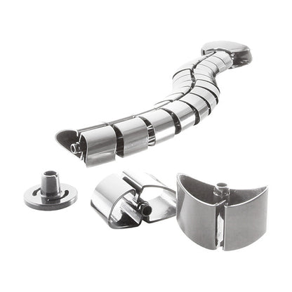 Management Kabelschlauch flexibel Metall 72cm Logilink Metallic