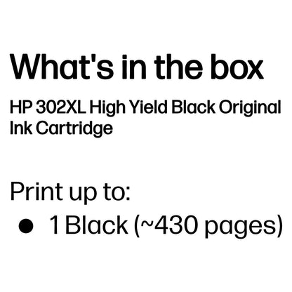 HP Tinte 302XL F6U68AE Schwarz Blister