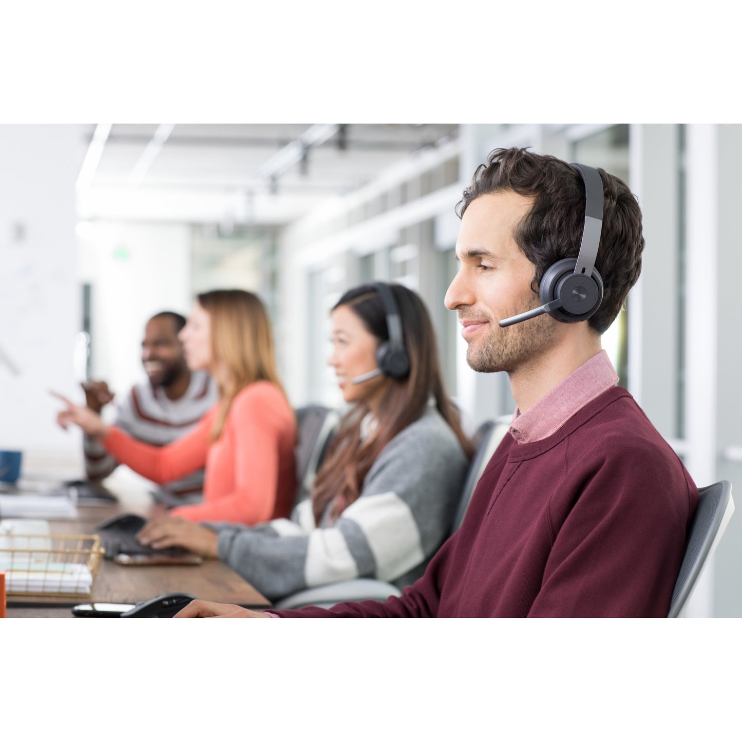 Logitech Headset Zone Wired UC Wireless für Unified Communication - On Ear