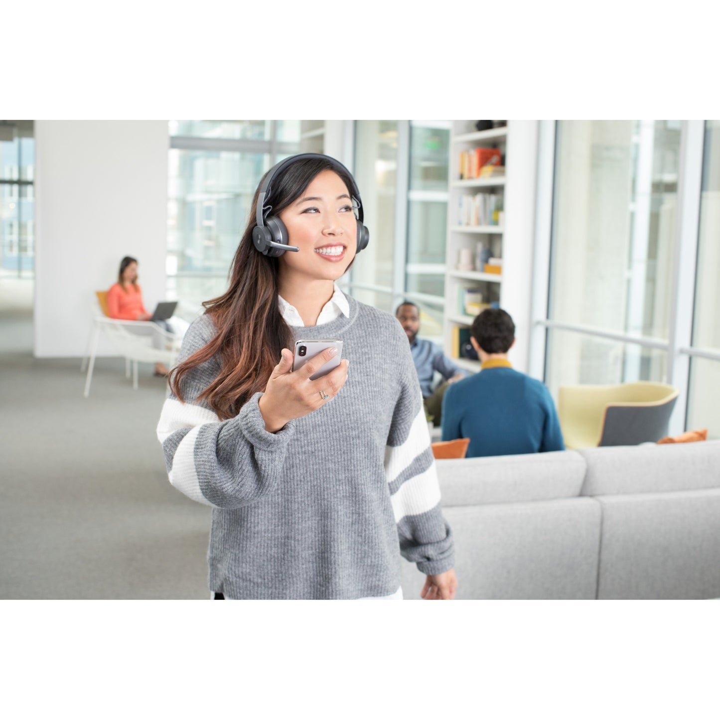 Logitech Headset Zone Wired UC Wireless für Unified Communication - On Ear