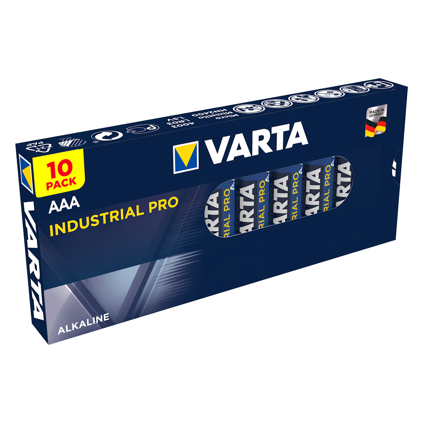 Batterie AAA (LR03) 1.5V *Varta* Industrial Pro - 10-Pack