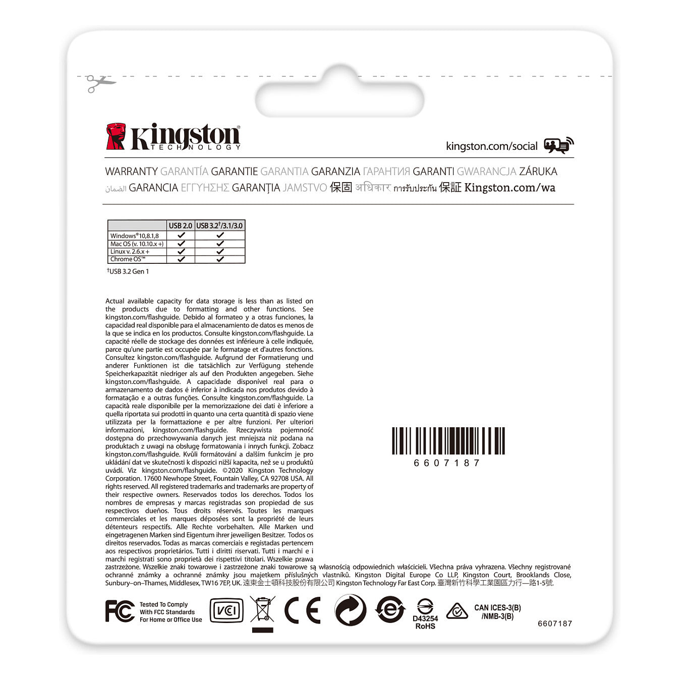 STICK 256GB USB 3.2 Kingston DataTraveler Kyson Silver