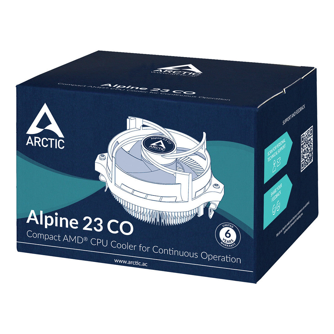 K Cooler AMD Arctic Alpine 23 CO 24/7 |AM4, AM5