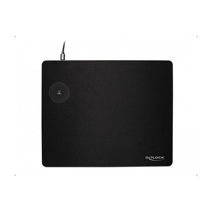 Mauspad mit Induktions-Ladefunktion USB DeLock Black