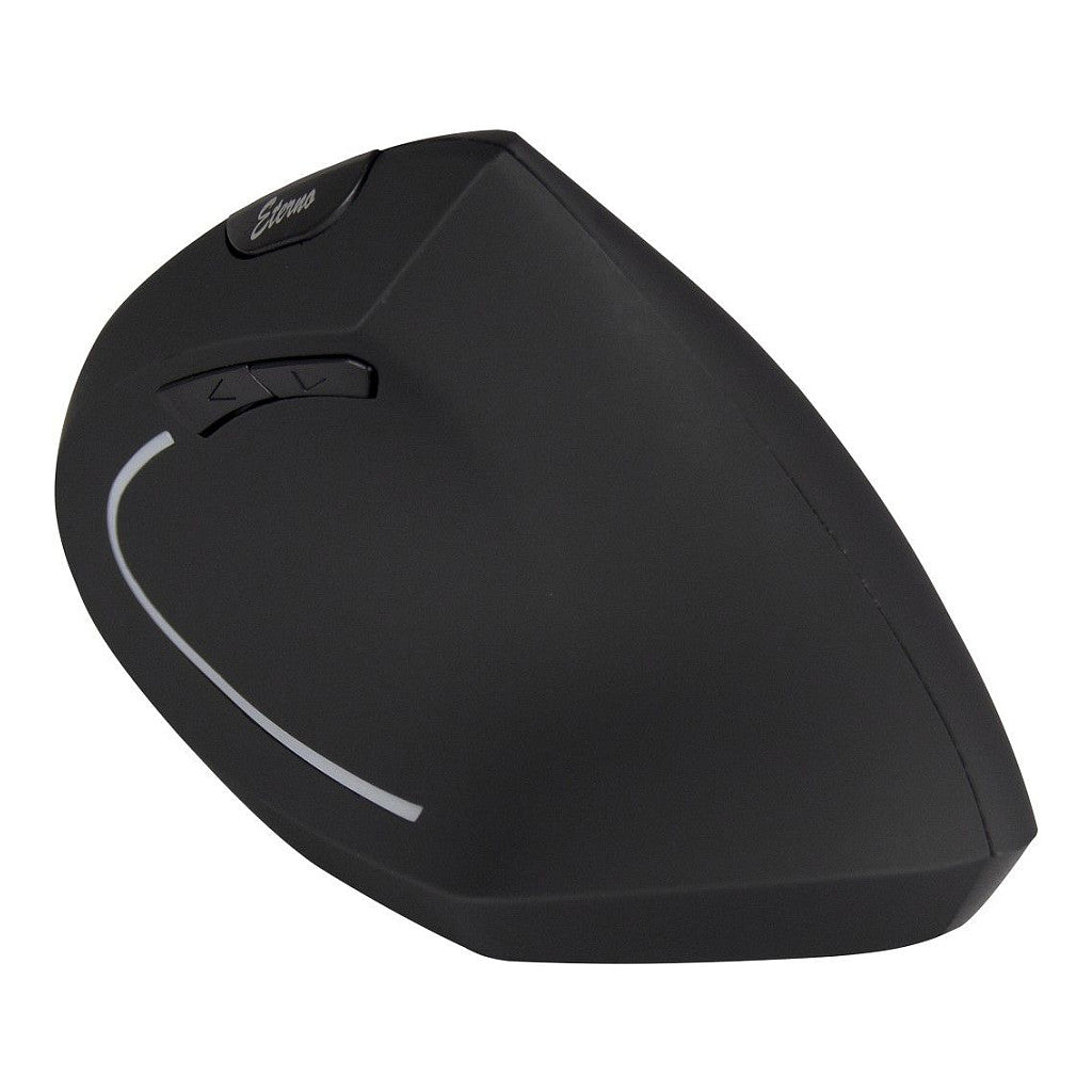 Inter-Tech AC KM-206R Maus Vertikal , ergonomisch für Rechtshänder, 6 Tasten ,Wireless