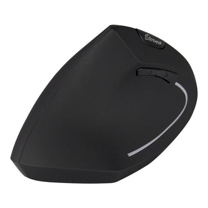 Inter-Tech AC KM-206L Maus Vertikal, ergonomisch für Linkshänder, 6 Tasten, Wireless