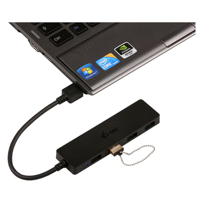 USB3.0 HUB 4Port SuperSpeed passiv i-Tec Black